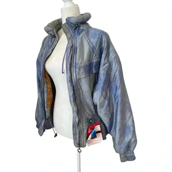 Descente Womens Vintage Y2K Ski Jacket Size 8 Blue Puffer Jacket - Picture 3 of 11